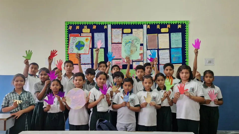 On Earth Day, students were made aware about the importance of loving and protecting our planet