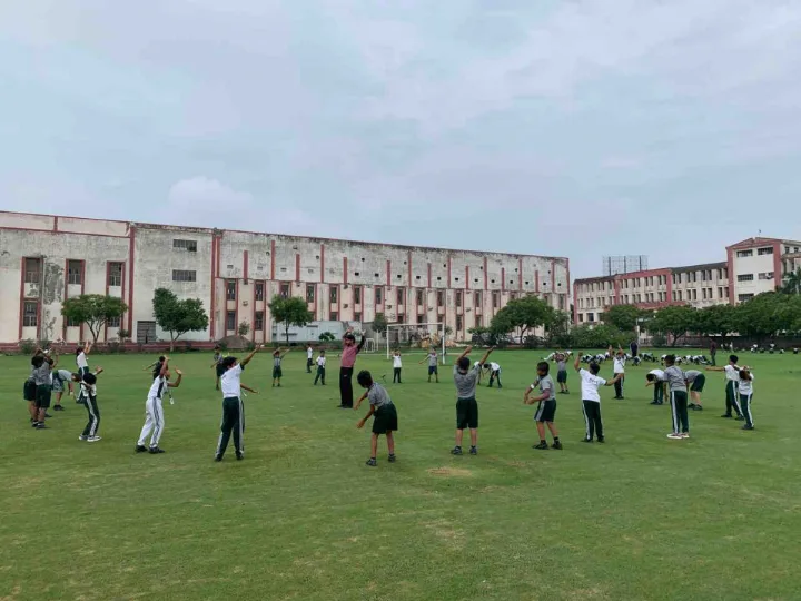 The students of Grade 4 and 5 of DWPS participated in an exciting and energetic physical education session