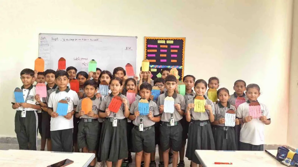 Welcome Back Celebration at Delhi World Public School