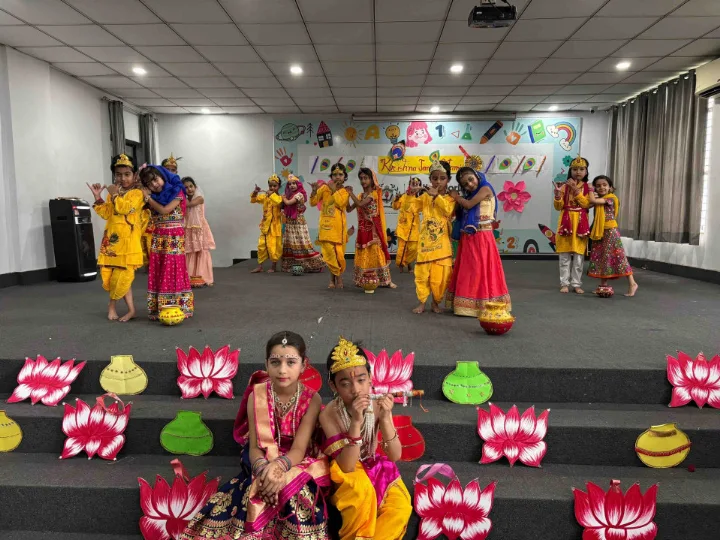 The auspicious occasion of Janmashtami was celebrated with a glorious performance by little ones at DWPS
