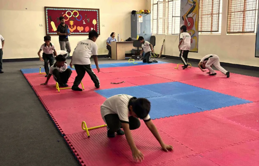 Hurdle and ladder drills Activity at DWPS