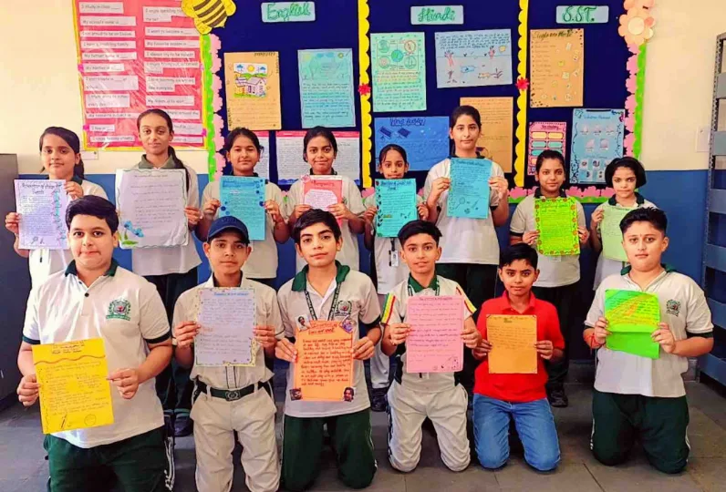 A paragraph writing activity was conducted with grade 6 students